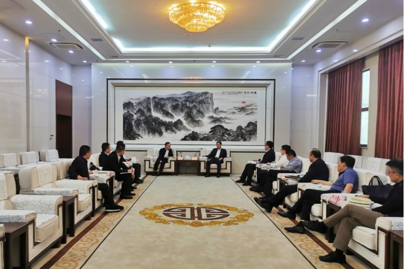 汪万勋带队拜访济南市人大常委会 党组成员、副主任 槐荫区委书记孙常建